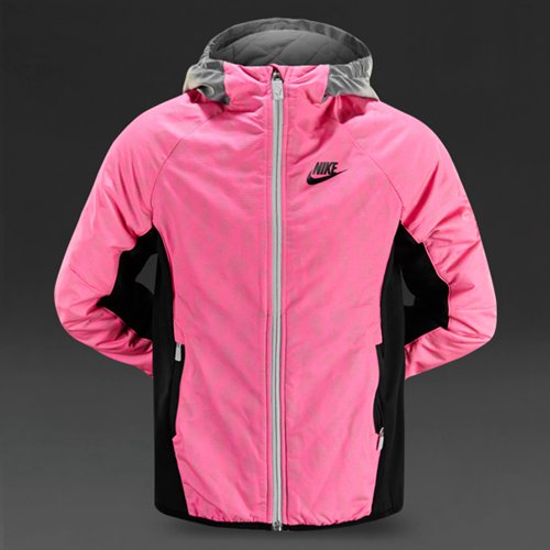 Nike Sportswear Ultimate Flash Jacket Youth Pink Pow / Black / Wolf Grey / Black for Girls